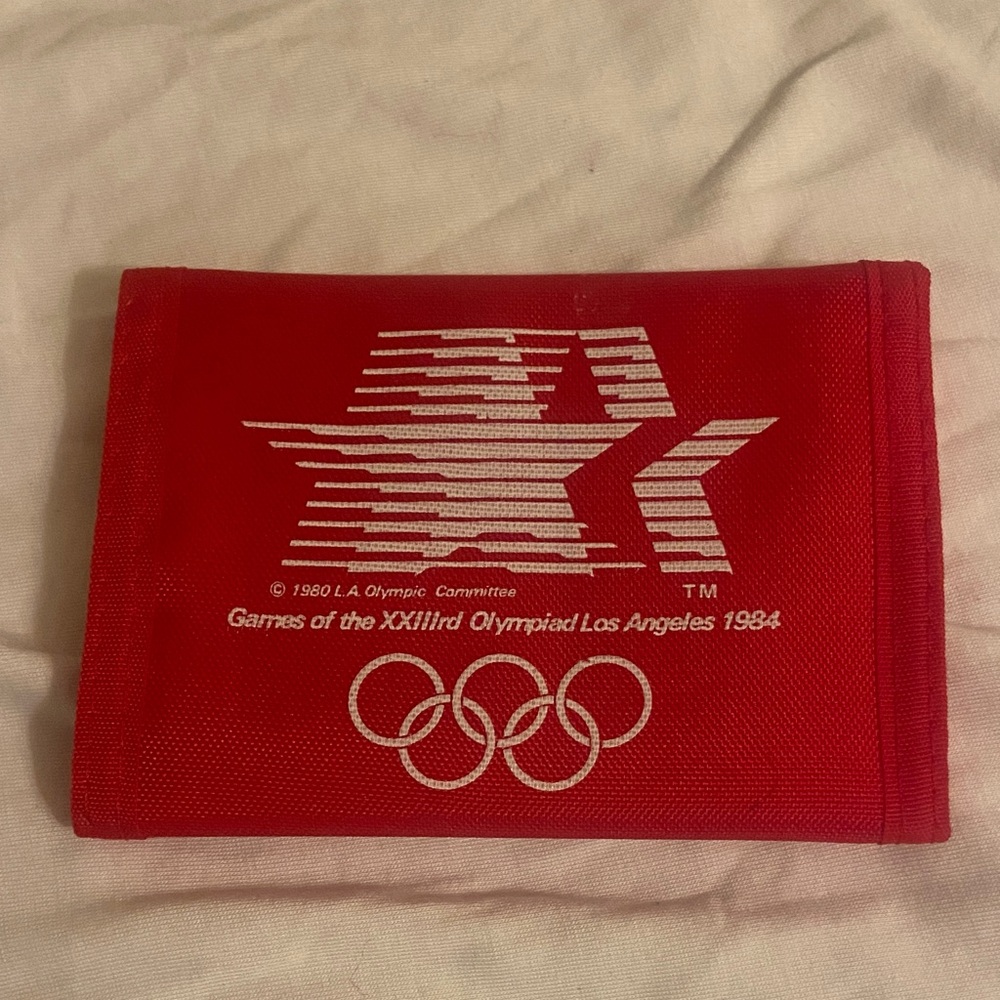 1984 Oympic Games Red Wallet